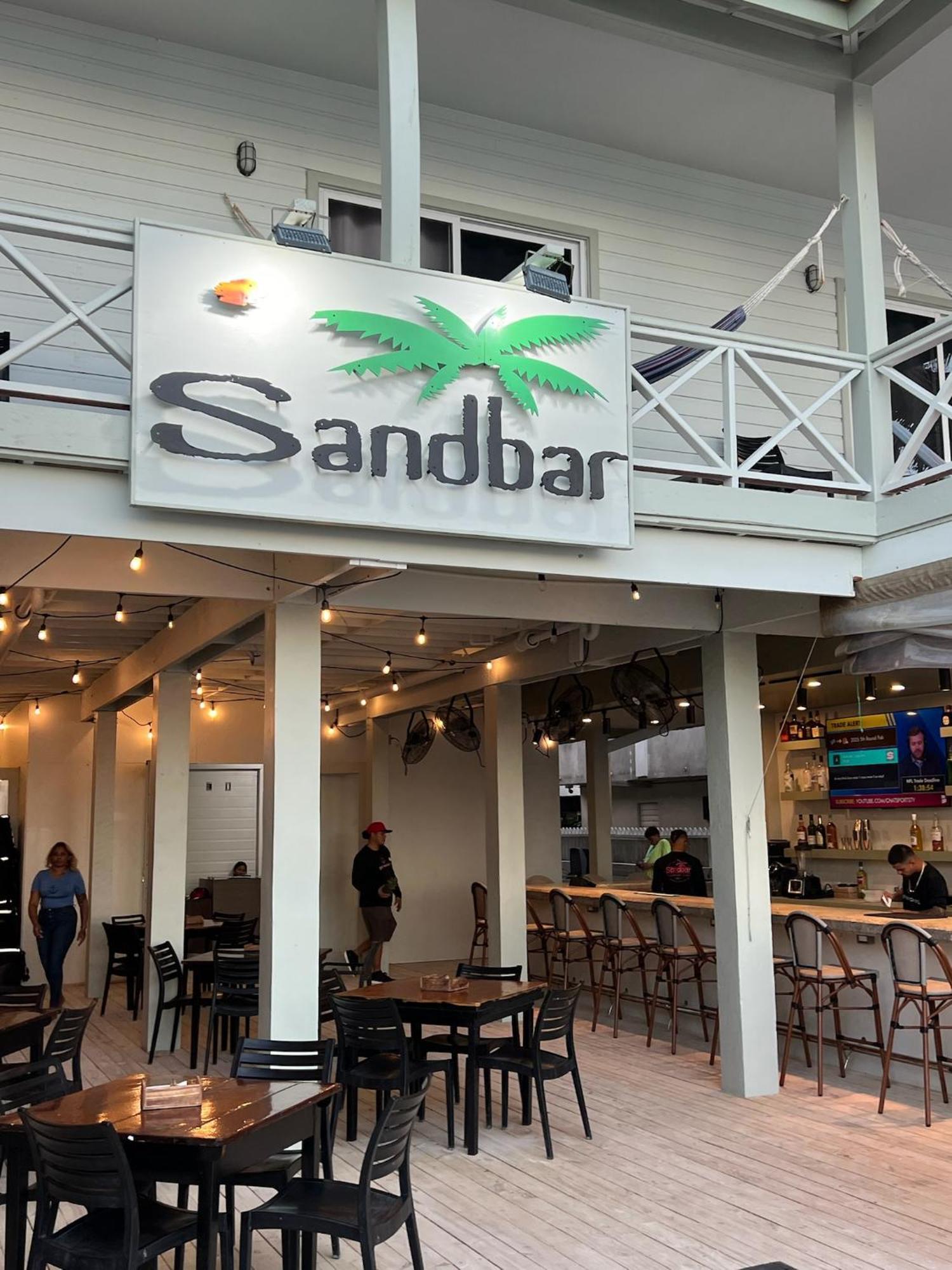Sandbar Beachfront Hostel & Restaurant San Pedro  Exterior foto